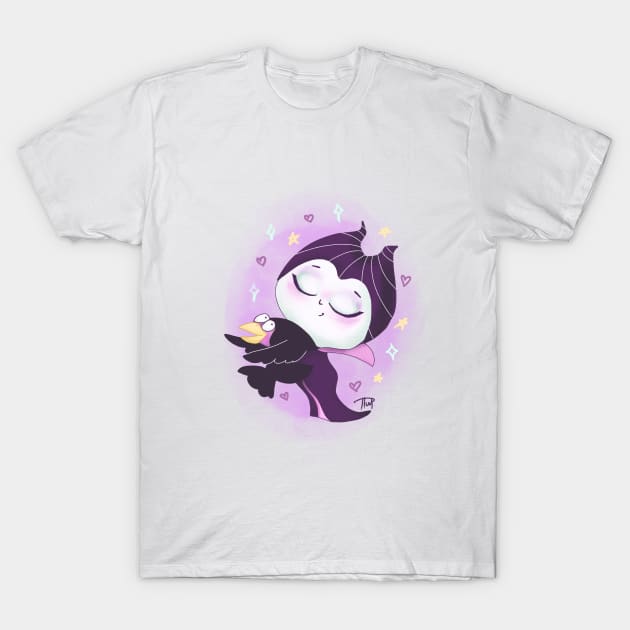 Cute Maleficent T-Shirt by ArtInPi